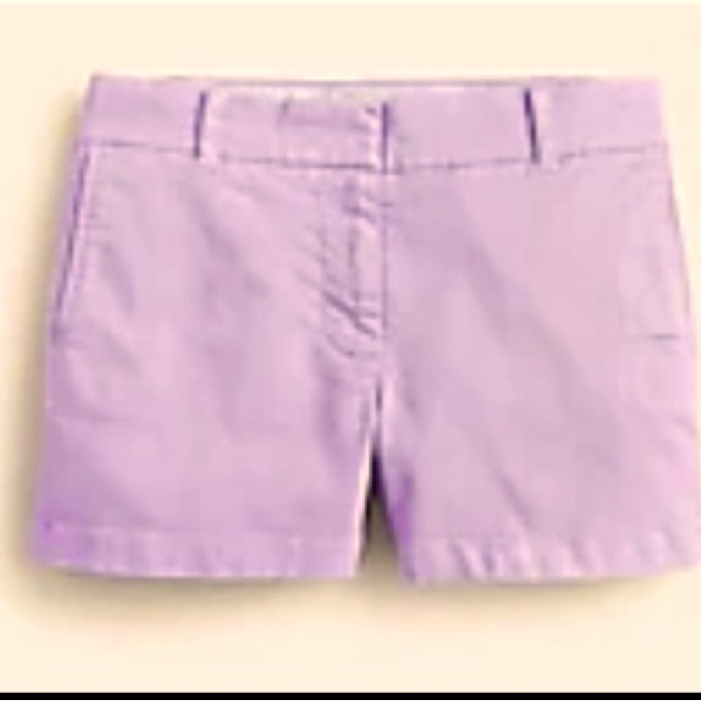 J Crew 4” stretch chino short in Hampton purple